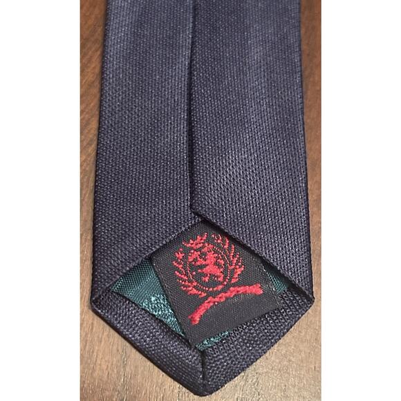 Tommy Hilfiger Green 100% Imported Silk Men’s Neck Tie Made In Usa - Picture 7 of 9
